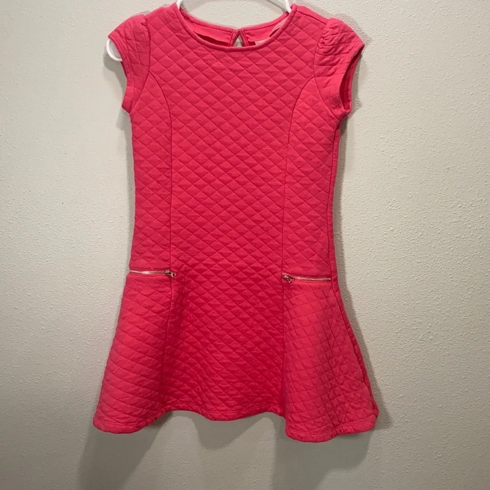 Gymboree quilted dress best in show coral‎